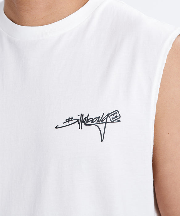 BILLABONG メンズ SCRIPT LOGO タンクトップ 【2026年春夏モデル】 OFF / XL