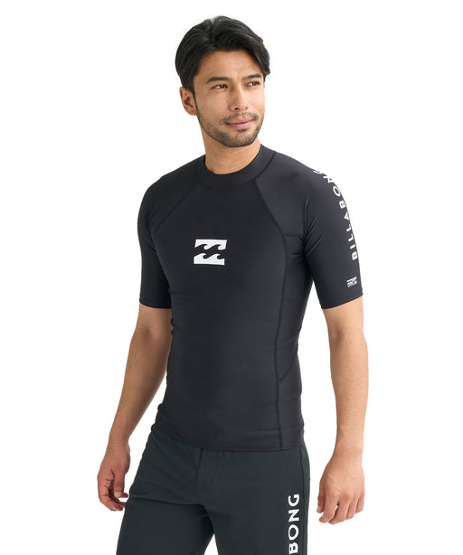 BILLABONG メンズ HI NECK SS ラッシュガード 【2026年春夏モデル】 BLK / XL