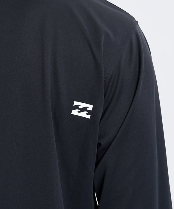BILLABONG メンズ RASH ZIP THRU ジップラッシュガード 【2026年春夏モデル】 BLK / XL