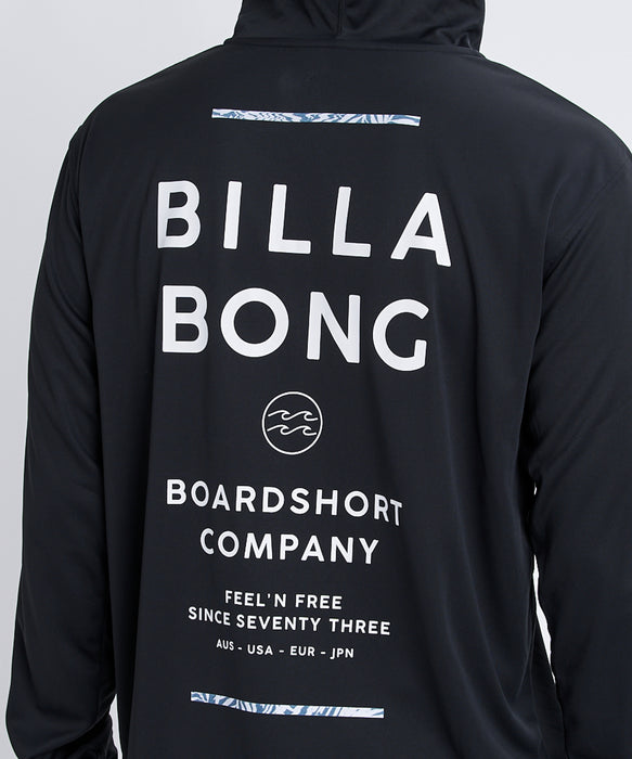 BILLABONG メンズ RASH ZIP HOOD ジップフードラッシュガード 【2026年