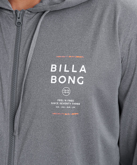 BILLABONG メンズ RASH ZIP HOOD ジップフードラッシュガード 【2026年