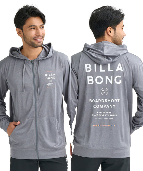 BILLABONG メンズ RASH ZIP HOOD ジップフードラッシュガード 【2026年春夏モデル】