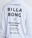 BILLABONG メンズ RASH ZIP HOOD ジップラッシュガード 【2026年春夏モデル】 WHT / XL