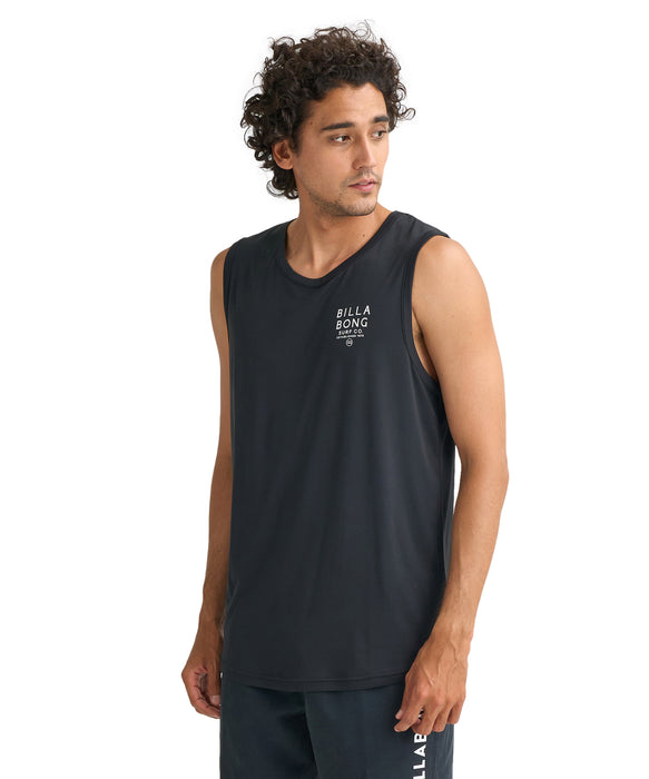BILLABONG メンズ RASH TANK サーフタンクトップ 【2026年春夏モデル】 BLK / XL