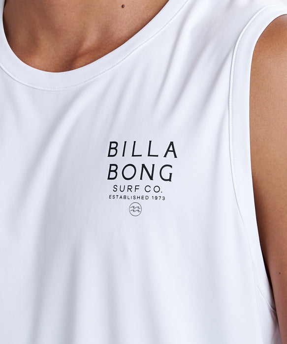 BILLABONG メンズ RASH TANK サーフタンクトップ 【2026年春夏モデル】 WHT / XL