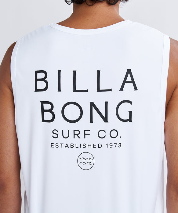 BILLABONG メンズ RASH TANK サーフタンクトップ 【2026年春夏モデル】 WHT / XL