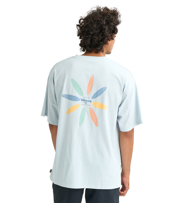 BILLABONG メンズ SOFTTY TEE サーフTシャツ 【2026年春夏モデル】 ICE / XL