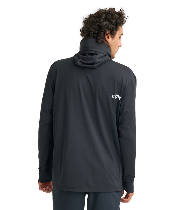 BILLABONG メンズ AIR DRY MESH PARKA ジップラッシュガード 【2026年春夏モデル】 BLK / L