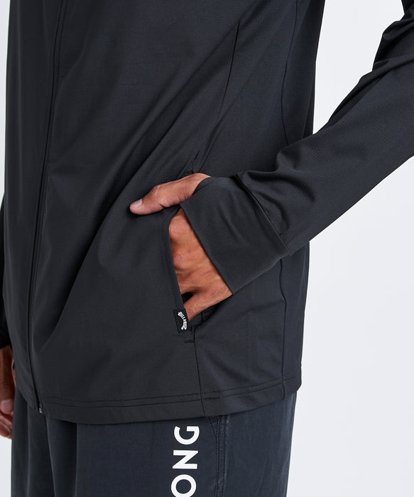 BILLABONG メンズ AIR DRY MESH PARKA ジップラッシュガード 【2026年春夏モデル】 BLK / L