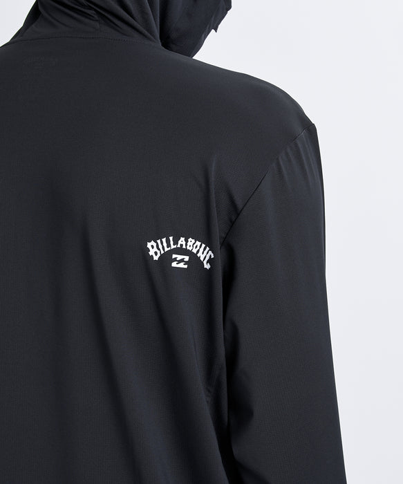 BILLABONG メンズ AIR DRY MESH PARKA ジップラッシュガード 【2026年春夏モデル】 BLK / L