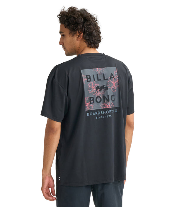 BILLABONG メンズ AIR DRY MESH SS サーフTシャツ 【2026年春夏モデル】 BLK / XL