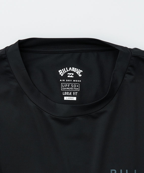 BILLABONG メンズ AIR DRY MESH SS サーフTシャツ 【2026年春夏モデル】 BLK / XL