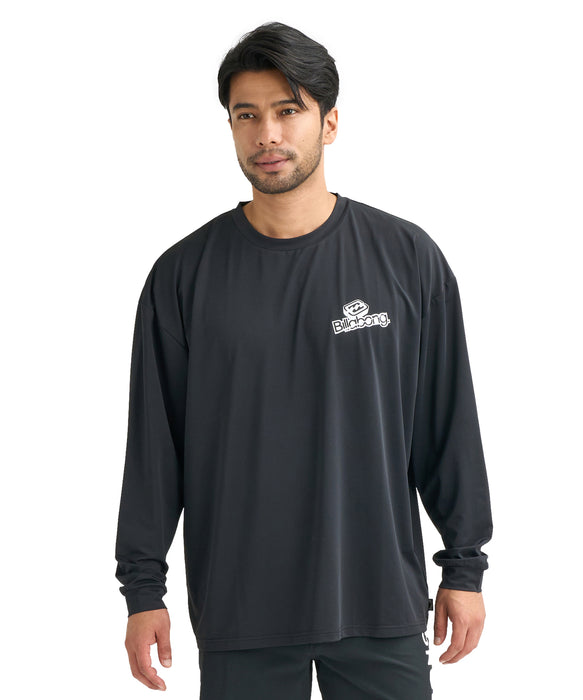 BILLABONG メンズ AIR DRY MESH LS 長袖サーフTシャツ 【2026年春夏モデル】 BLK / XL
