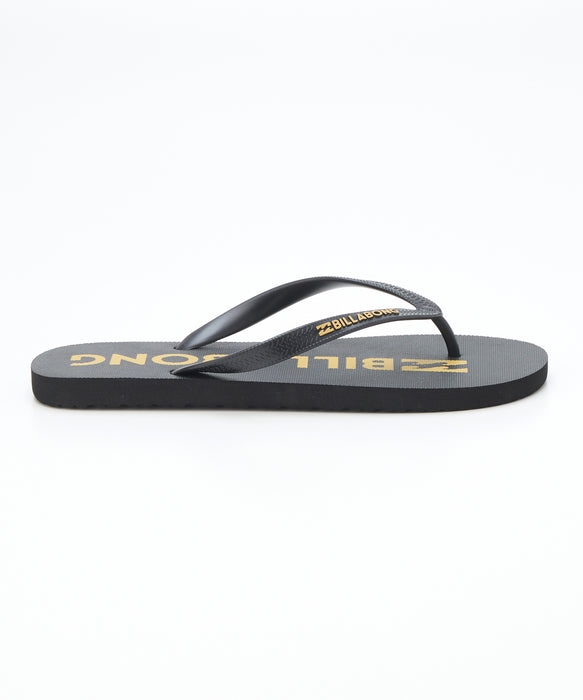 BILLABONG メンズ LOGO THONGS ビーチサンダル 【2026年春夏モデル】 BLK / 28CM