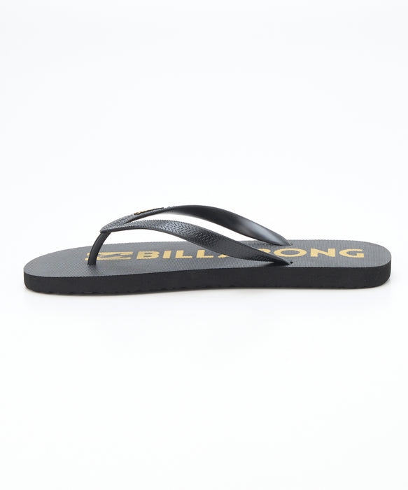 BILLABONG メンズ LOGO THONGS ビーチサンダル 【2026年春夏モデル】 BLK / 28CM