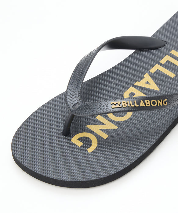 BILLABONG メンズ LOGO THONGS ビーチサンダル 【2026年春夏モデル】 BLK / 28CM