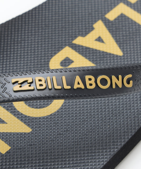 BILLABONG メンズ LOGO THONGS ビーチサンダル 【2026年春夏モデル】 BLK / 28CM