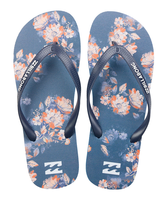 BILLABONG メンズ PRINT THONGS  ビーチサンダル 【2026年春夏モデル】 NVY / 28CM