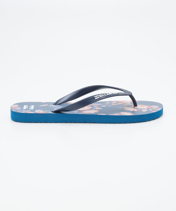BILLABONG メンズ PRINT THONGS  ビーチサンダル 【2026年春夏モデル】 NVY / 28CM
