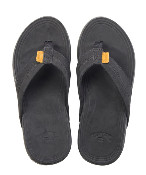 BILLABONG メンズ LEATHER THONGS　 ビーチサンダル 【2026年春夏モデル】 BLK / 28CM