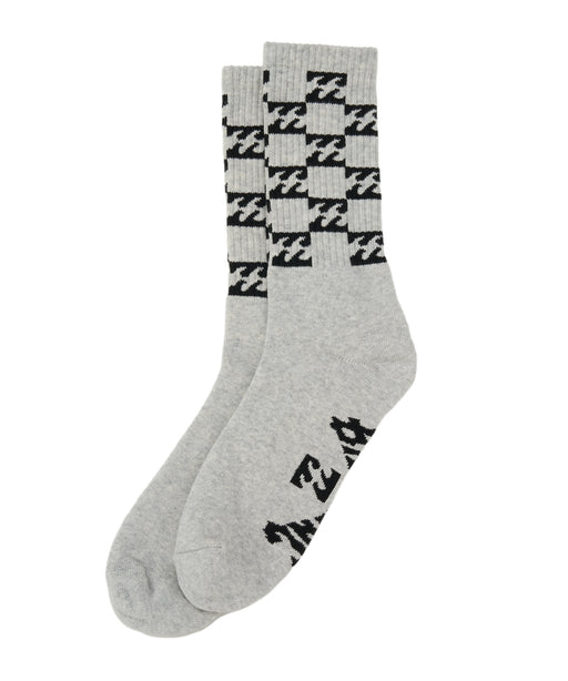 BILLABONG メンズ WAVE CHECKER SOCKS ソックス 【2026年春夏モデル】 GRH / F