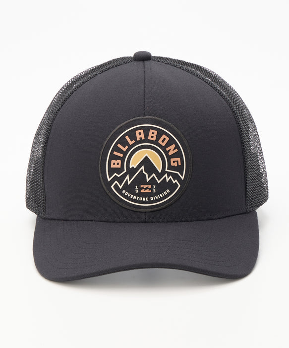 BILLABONG メンズ ADIV ROCKIES TRUCKER キャップ 【2026年春夏モデル】 BLK / F