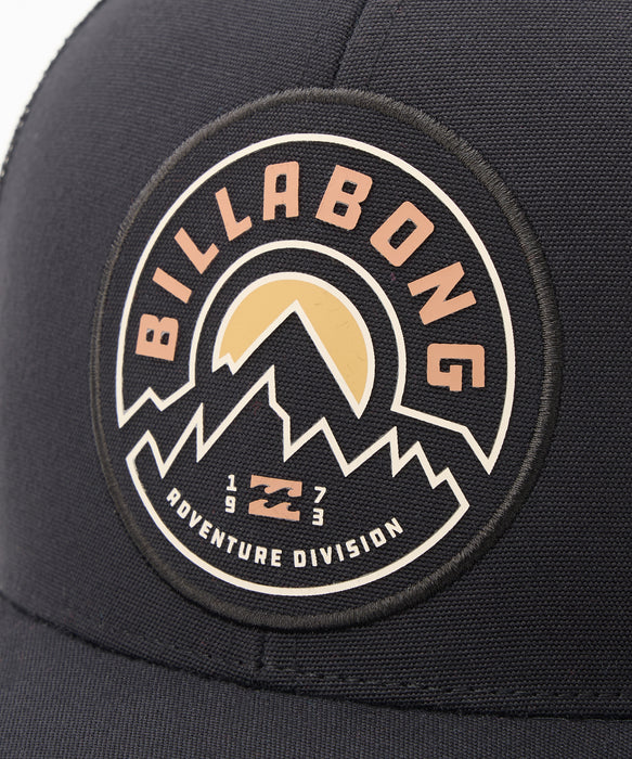 BILLABONG メンズ ADIV ROCKIES TRUCKER キャップ 【2026年春夏モデル】 BLK / F
