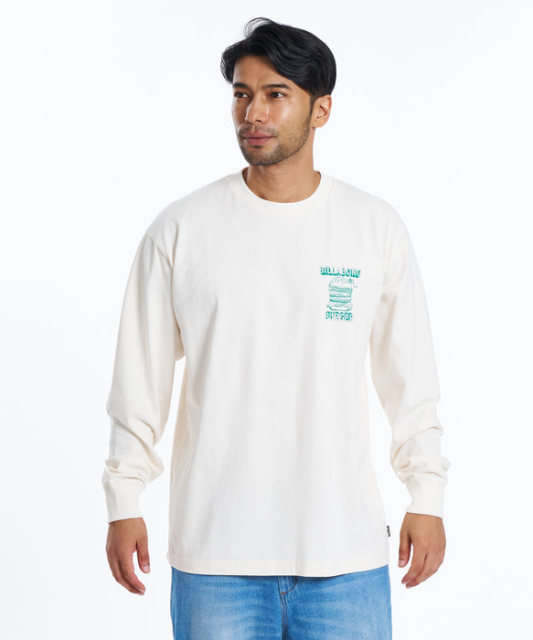 BILLABONG メンズ BB BURGER ロンT 【2026年春夏モデル】 CRM / XL
