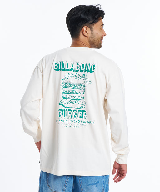 BILLABONG メンズ BB BURGER ロンT 【2026年春夏モデル】 CRM / XL