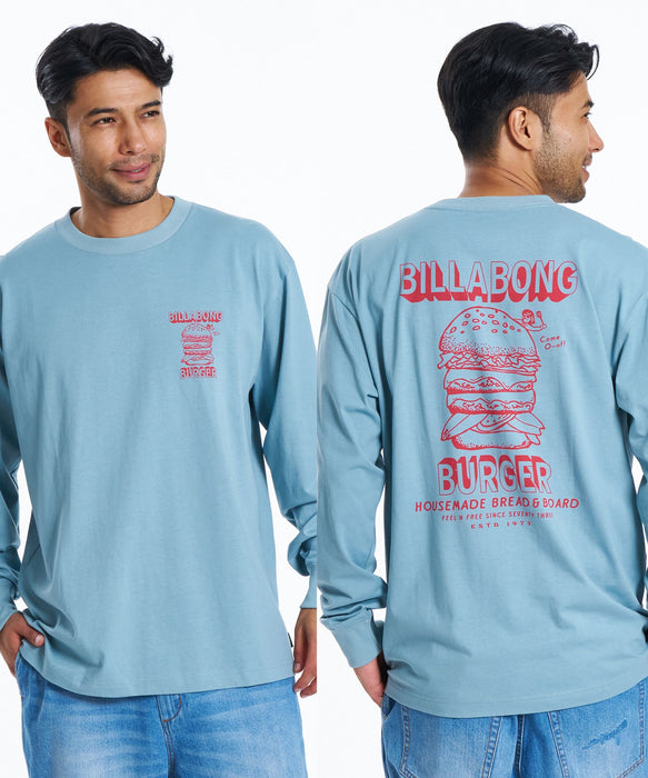 【SALE】【直営店限定】BILLABONG メンズ ビラボン BURGER ロンT 【2026年春夏モデル】