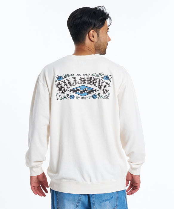 BILLABONG メンズ R STYLE トレーナー 【2026年春夏モデル】 CRM / XL