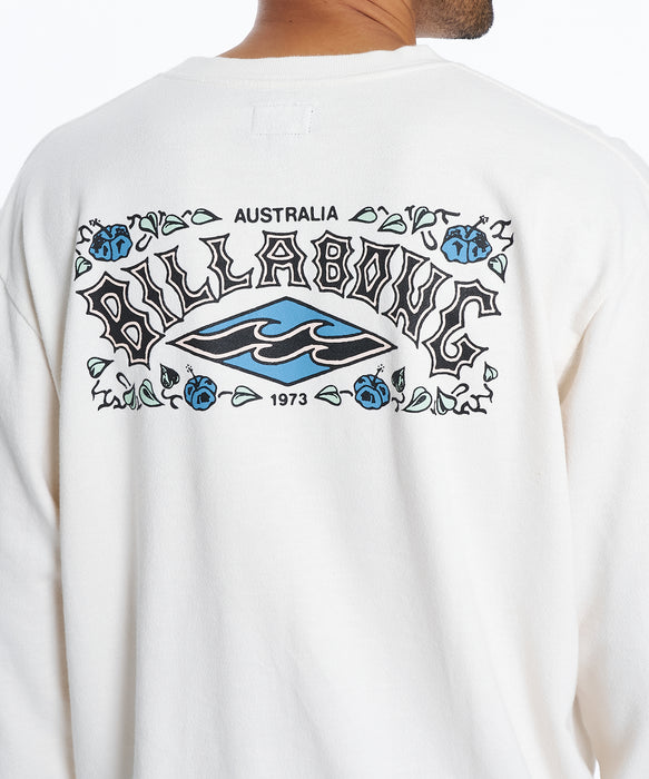 BILLABONG メンズ R STYLE トレーナー 【2026年春夏モデル】 CRM / XL