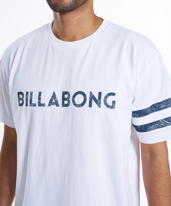 BILLABONG メンズ UNITY LINE Tシャツ 【2026年春夏モデル】 WHT / XL