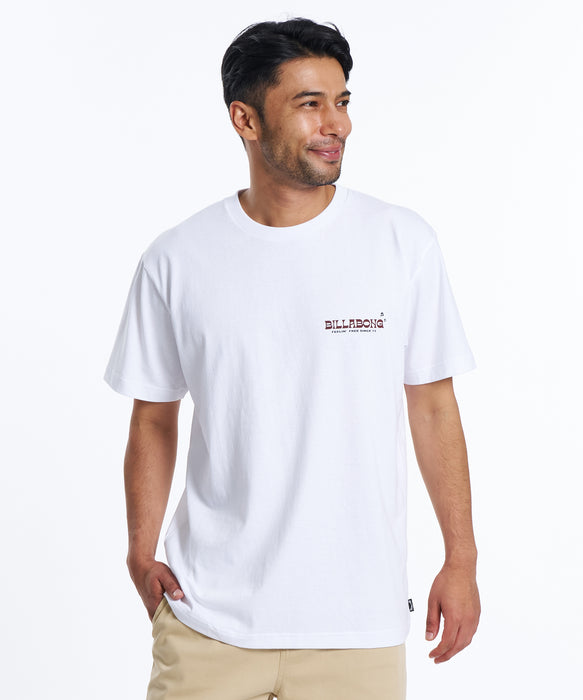 BILLABONG メンズ R STYLE Tシャツ 【2026年春夏モデル】 WHT / XL