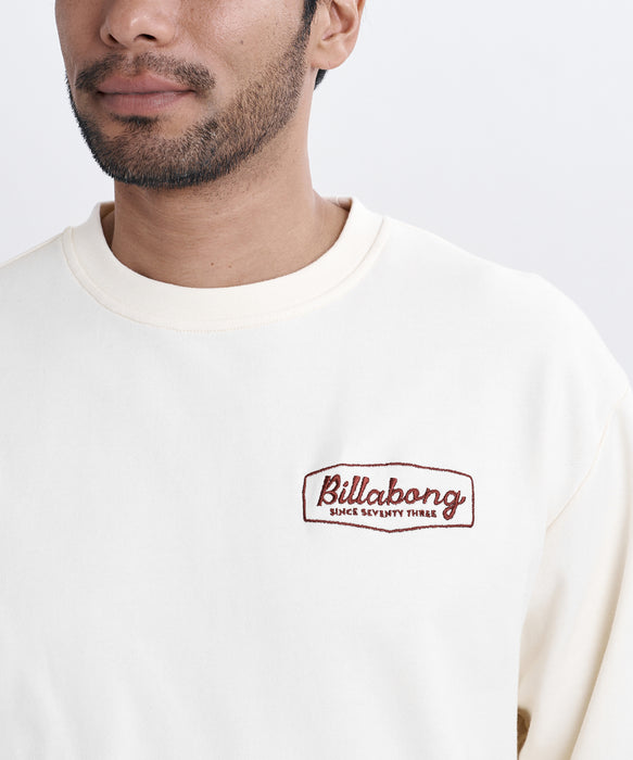 BILLABONG メンズ ROAD SIGN トレーナー 【2026年秋冬モデル】 CRM / XL