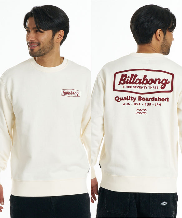 BILLABONG メンズ ROAD SIGN トレーナー【REGULAR FIT】 【2026年秋冬モデル】