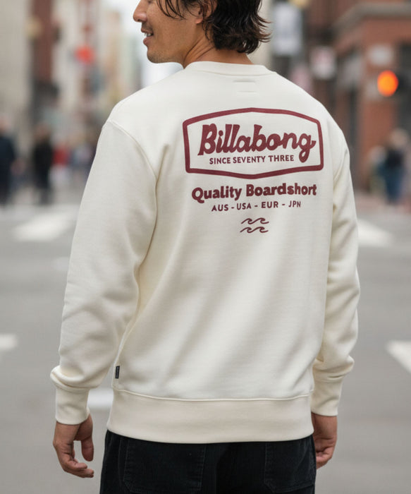 BILLABONG メンズ ROAD SIGN トレーナー【REGULAR FIT】 【2026年秋冬モデル】