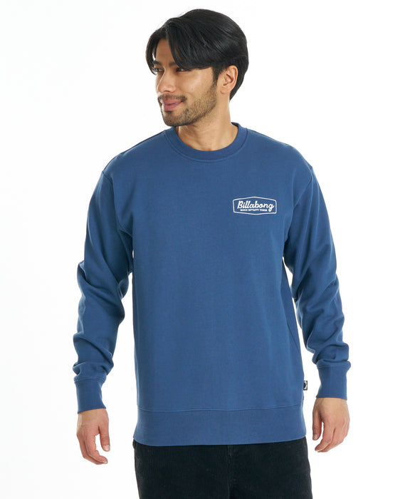 BILLABONG メンズ ROAD SIGN トレーナー 【2026年秋冬モデル】 DKD / XL