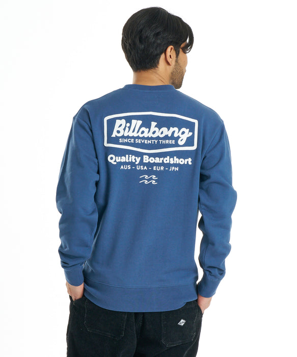 BILLABONG メンズ ROAD SIGN トレーナー 【2026年秋冬モデル】 DKD / XL
