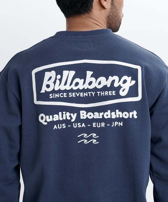BILLABONG メンズ ROAD SIGN トレーナー 【2026年秋冬モデル】 DKD / XL