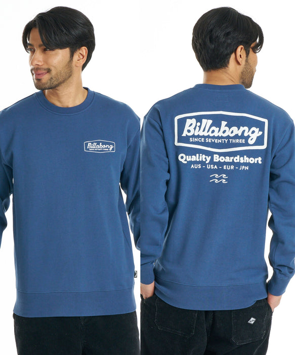 BILLABONG メンズ ROAD SIGN トレーナー【REGULAR FIT】 【2026年秋冬モデル】