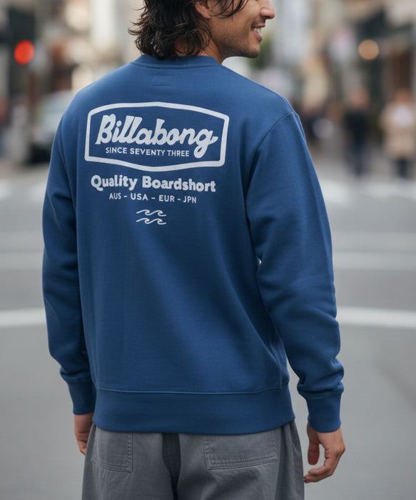 BILLABONG メンズ ROAD SIGN トレーナー【REGULAR FIT】 【2026年秋冬モデル】