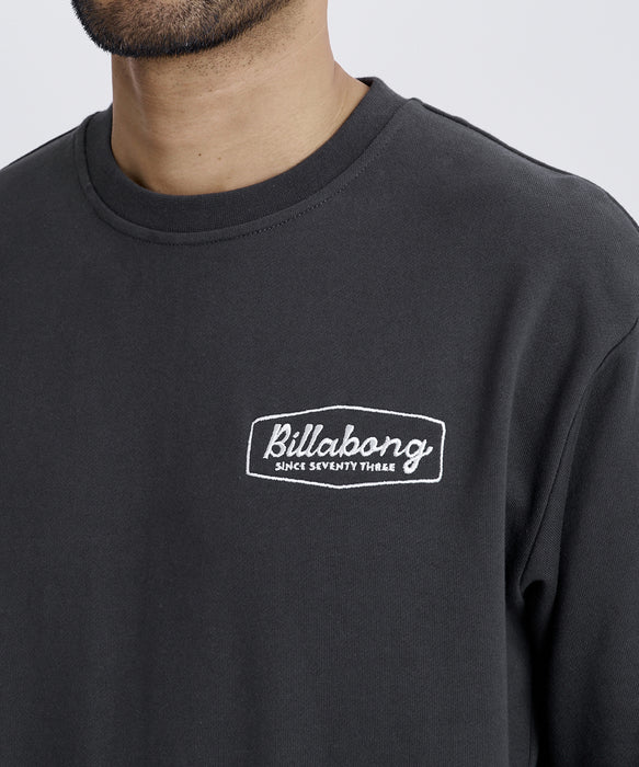 BILLABONG メンズ ROAD SIGN トレーナー 【2026年秋冬モデル】 WAA / XL