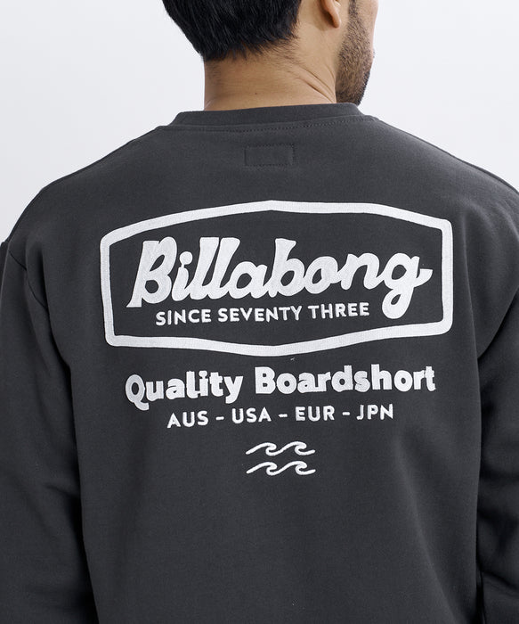BILLABONG メンズ ROAD SIGN トレーナー 【2026年秋冬モデル】 WAA / XL