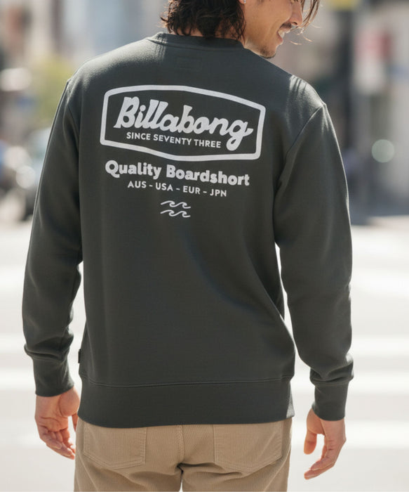 BILLABONG メンズ ROAD SIGN トレーナー【REGULAR FIT】 【2026年秋冬モデル】