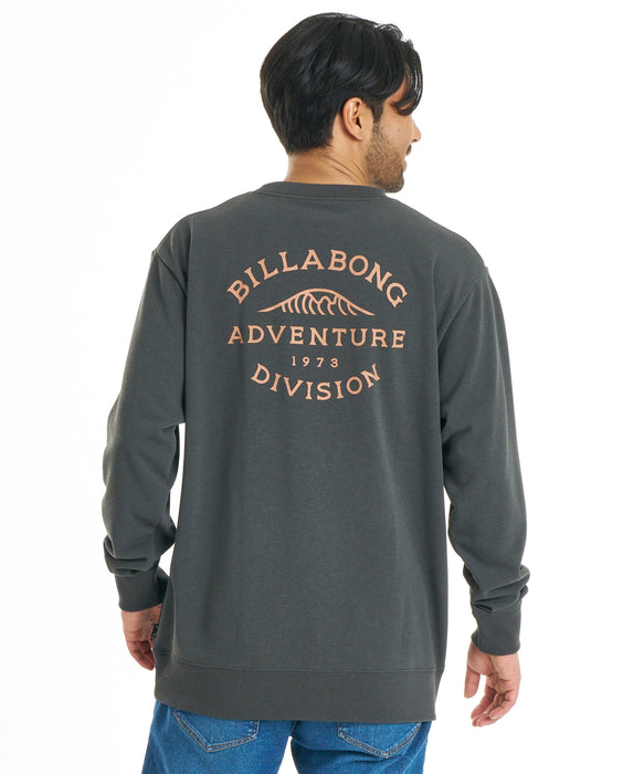BILLABONG メンズ WAVE ALMOND トレーナー 【2026年秋冬モデル】 WAA / XL