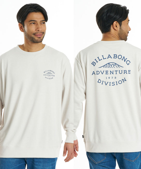 BILLABONG メンズ WAVE ALMOND トレーナー【OVER FIT】【DRY加工】【2026年秋冬モデル】