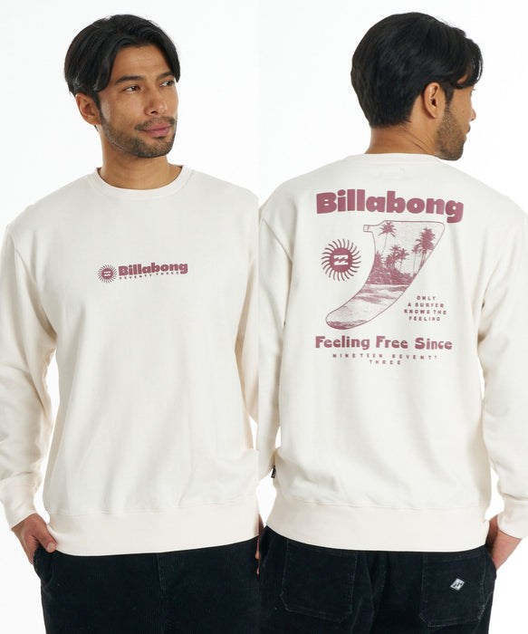 BILLABONG メンズ SINGLE FIN トレーナー【REGULAR FIT】 【2026年秋冬モデル】