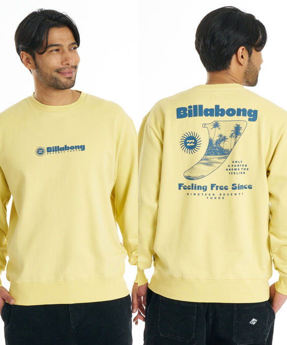 BILLABONG メンズ SINGLE FIN トレーナー【REGULAR FIT】 【2026年秋冬モデル】