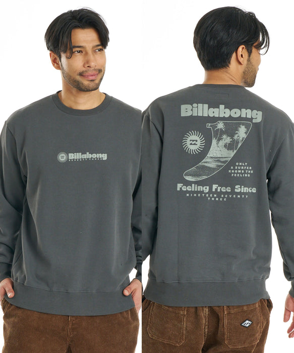 BILLABONG メンズ SINGLE FIN トレーナー【REGULAR FIT】 【2026年秋冬モデル】